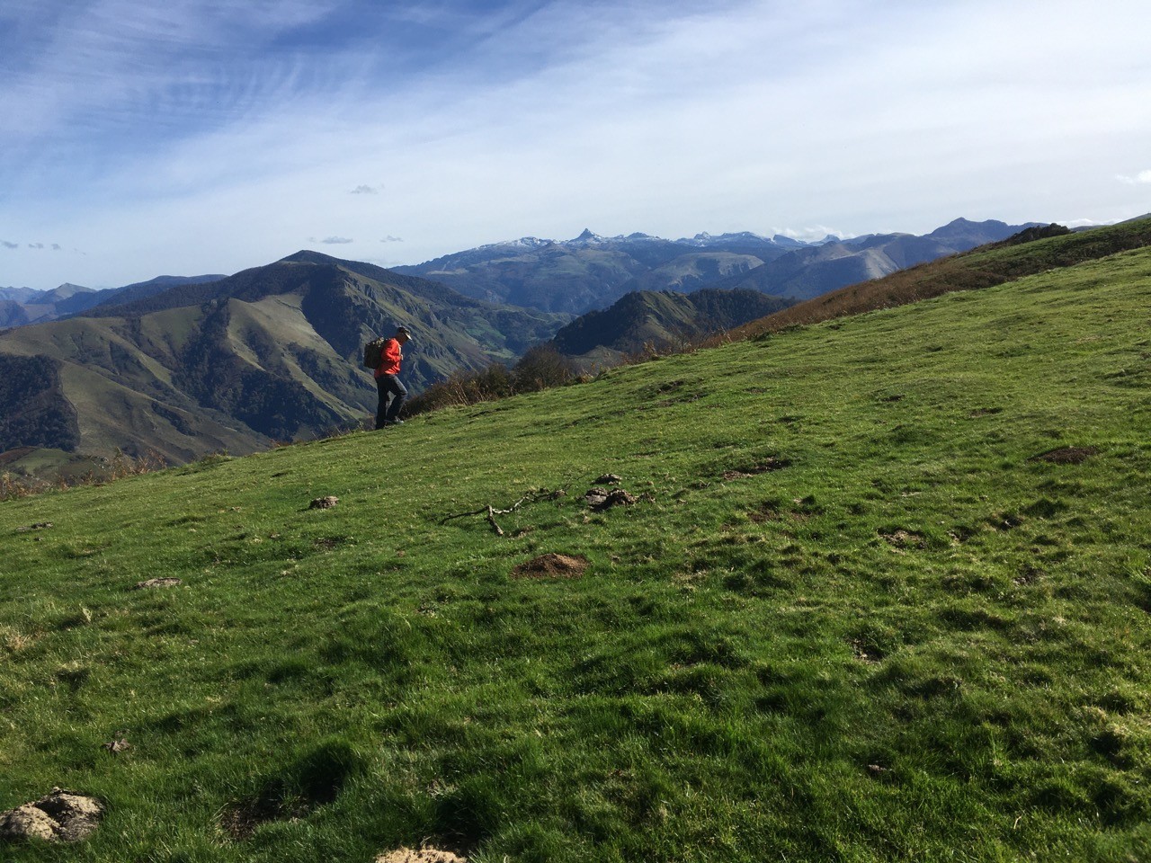 Pic Salhagagne par Bostmenditte depuis Etchebar en boucle -Soule